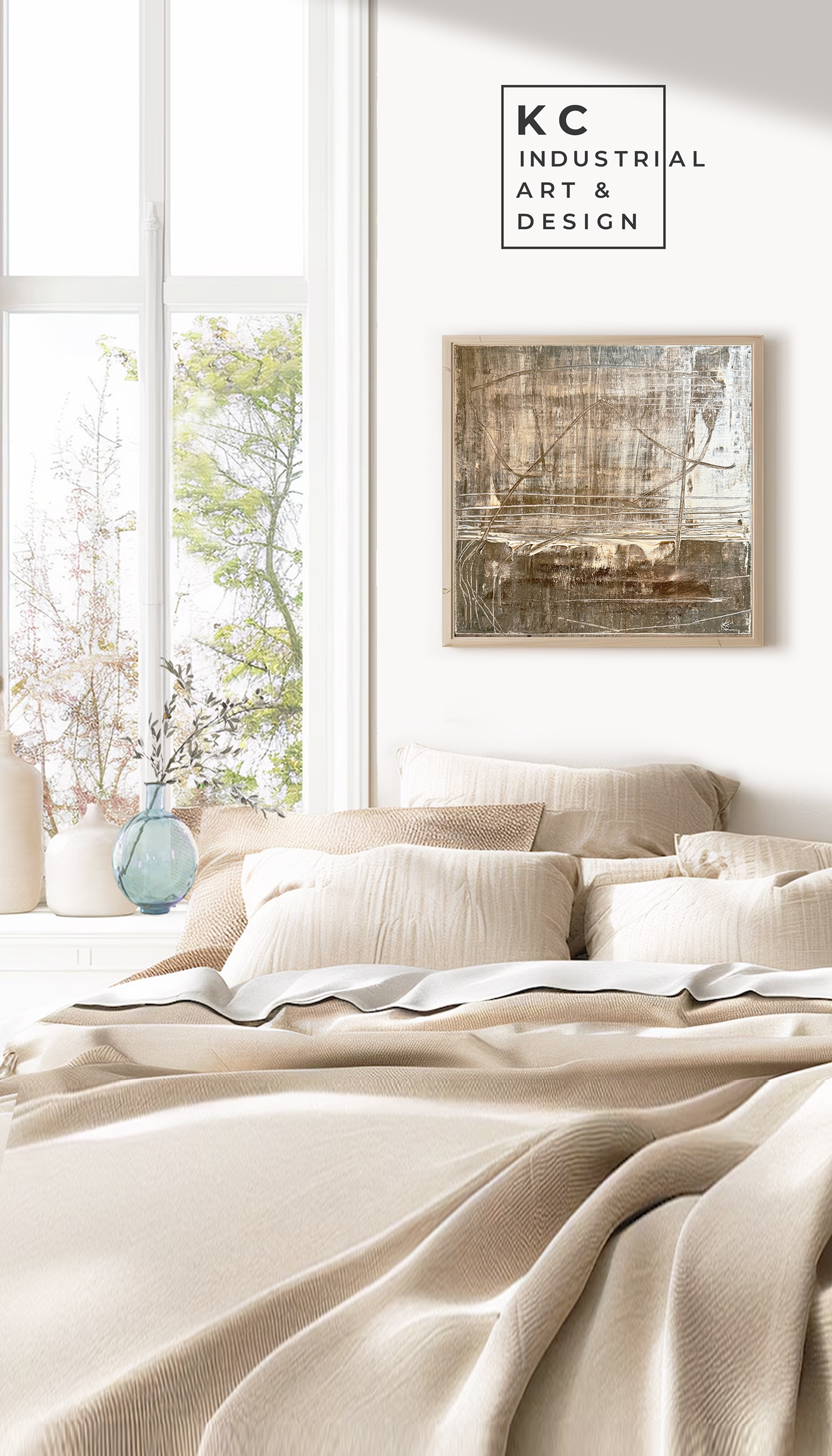 Attempt 222 | Wabi-Sabi Japandi Collection | Brown Distressed Rustic Primitive Textured Painting