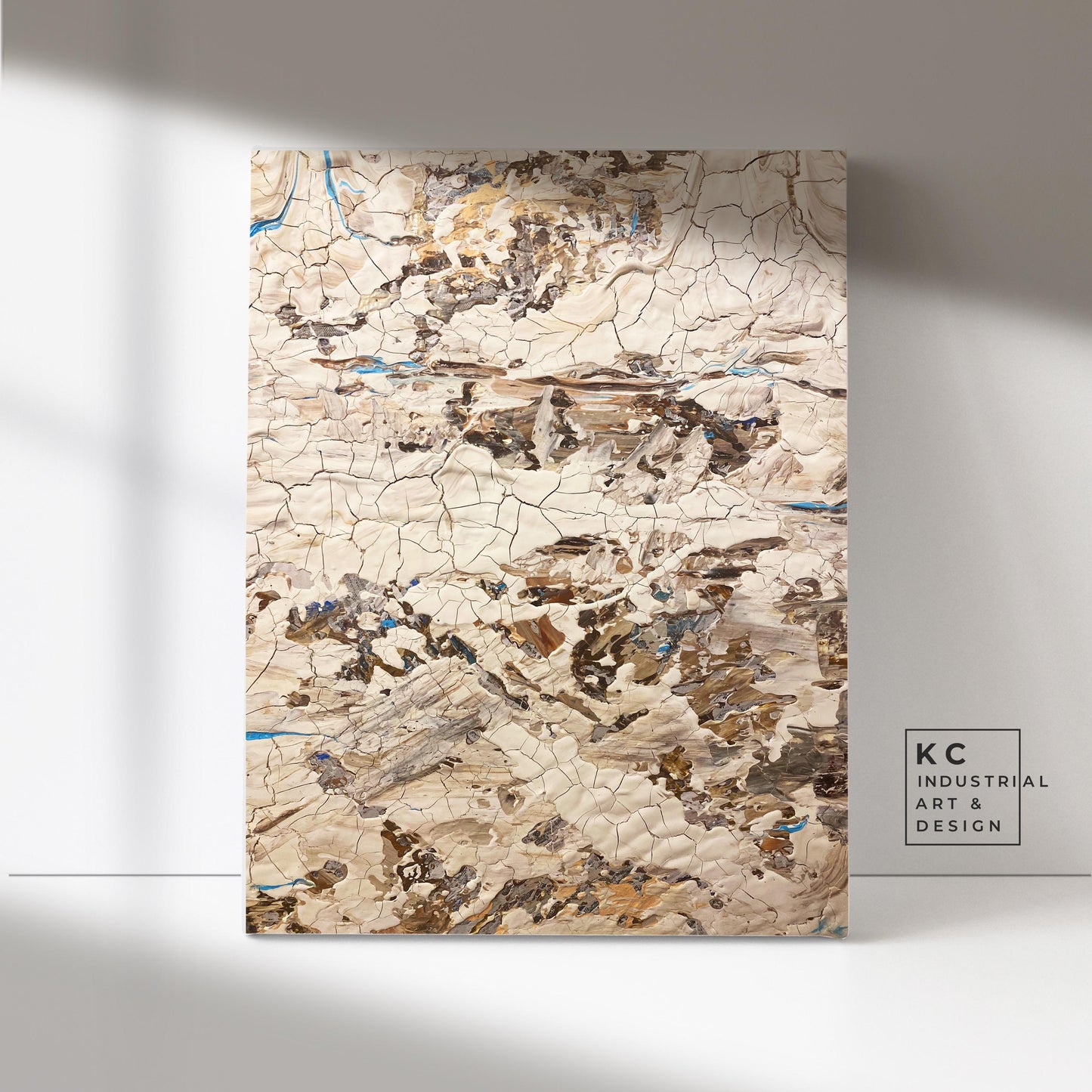 Original Abstract Painting | Textured Abstract Neutral Minimalist Painting on Canvas | Original Artwork | Acrylic Textured Beige Neutral Art KC Industrial Art & Design