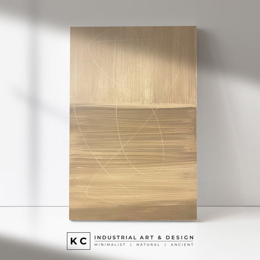 Japandi Wabi-Sabi #2 | Sand | Wabi Sabi Original Abstract Painting