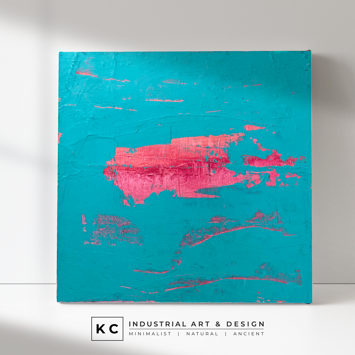 Peeled Paint Series | Neon Pink and Orange #01