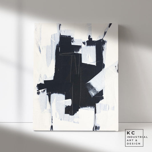 Minimalist | Abstract | Original Art | Black & White | Modern | Geometric | #3 of 3