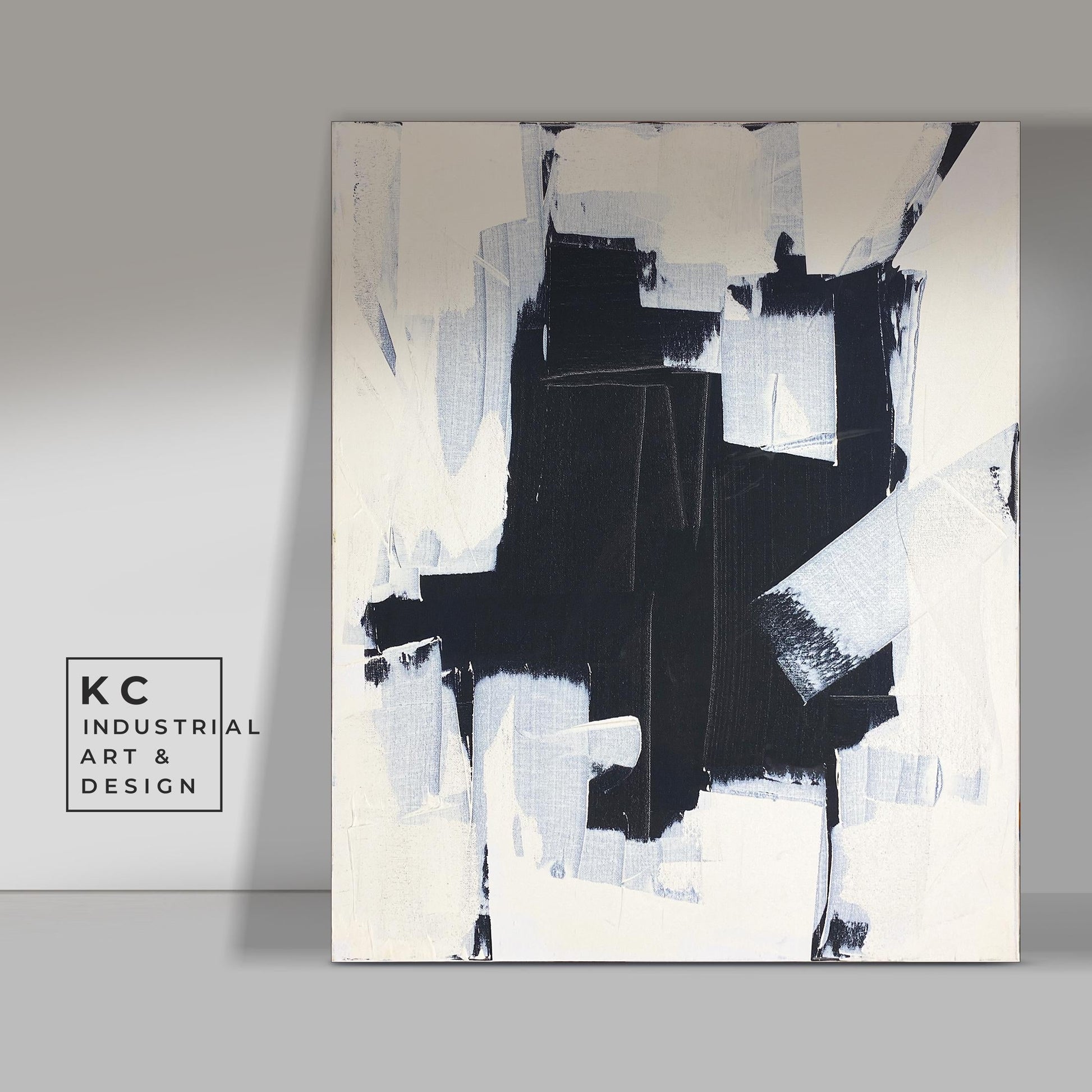 Minimalist | Abstract | Original Art | Black & White | Modern | Geometric | #3 of 3