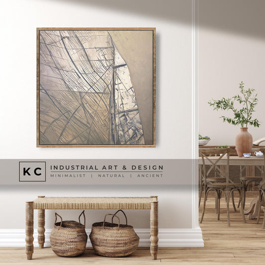 Nautical Sailing Abstract Art Coastal Art Decor KC Industrial Art & Design