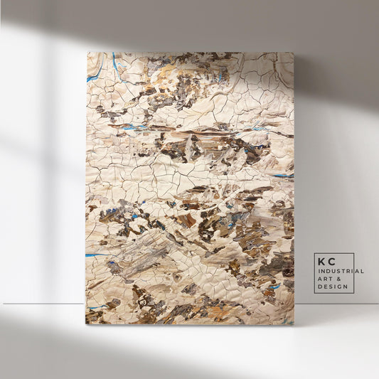 Original Abstract Painting | Textured Abstract Neutral Minimalist Painting on Canvas | Original Artwork | Acrylic Textured Beige Neutral Art KC Industrial Art & Design
