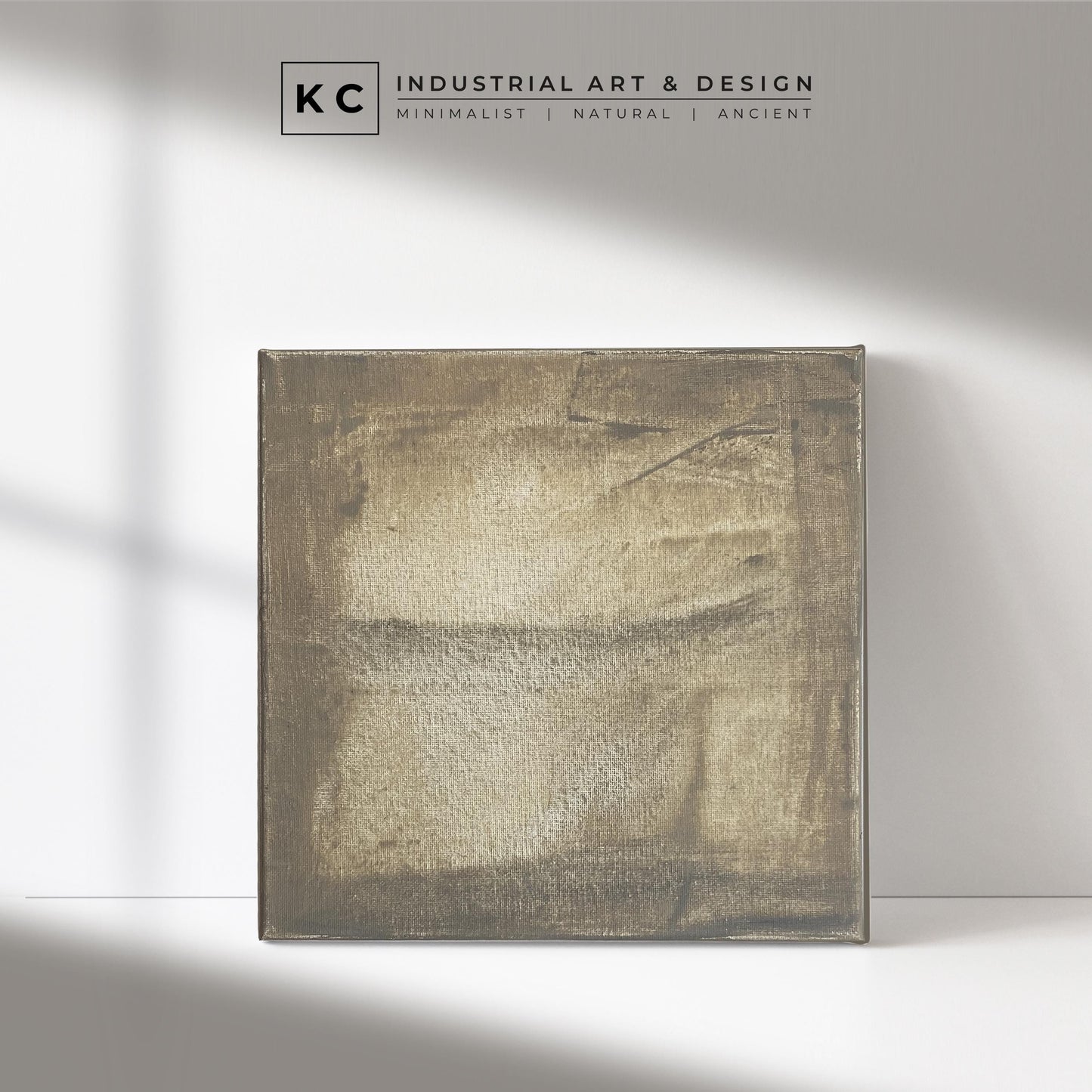 Wabi-Sabi Japandi #1 of 19 | Elegant Monochrome Strokes | Square Hand-Painted Canvas | Contemporary Minimalism