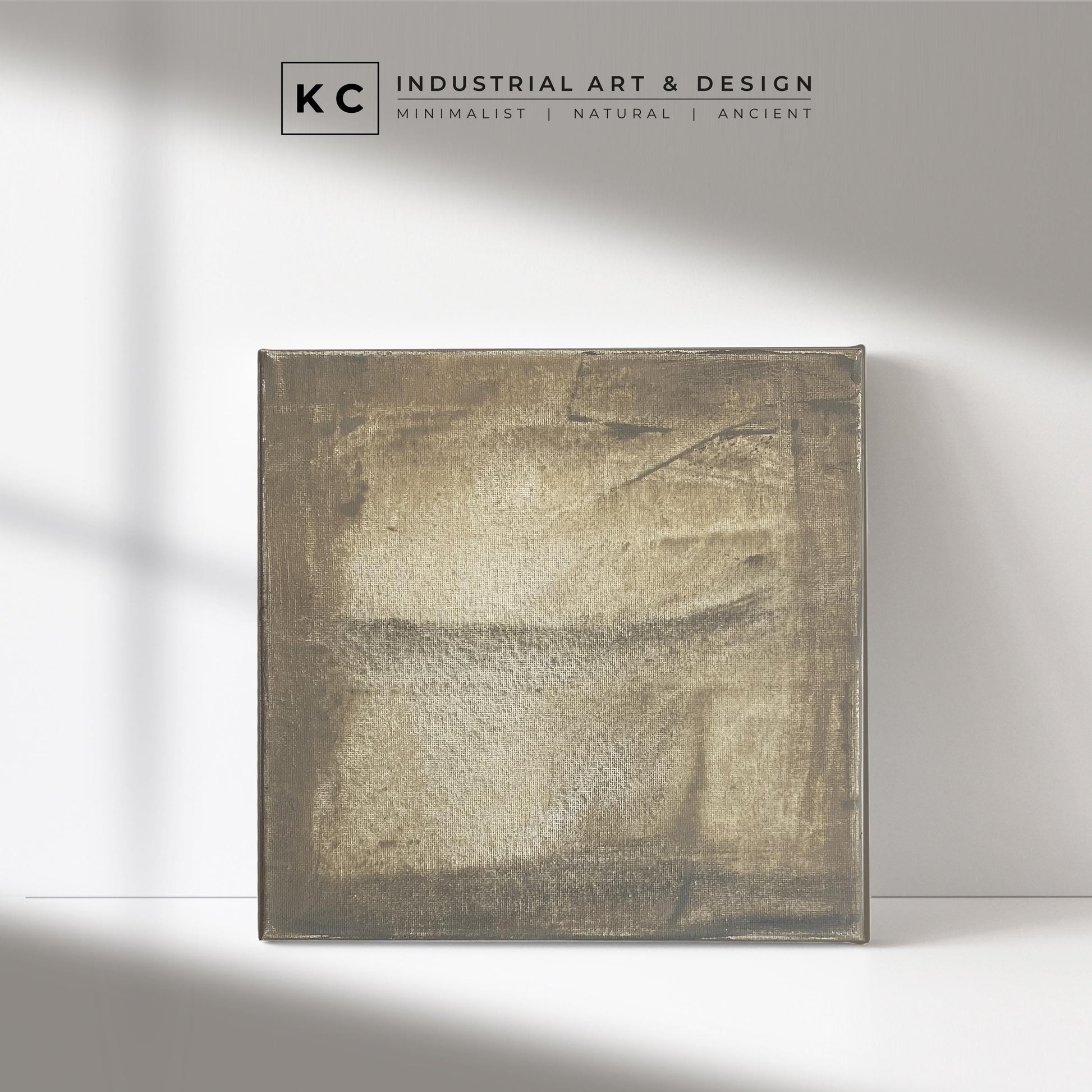 Wabi-Sabi Japandi #1 of 19 | Elegant Monochrome Strokes | Square Hand-Painted Canvas | Contemporary Minimalism