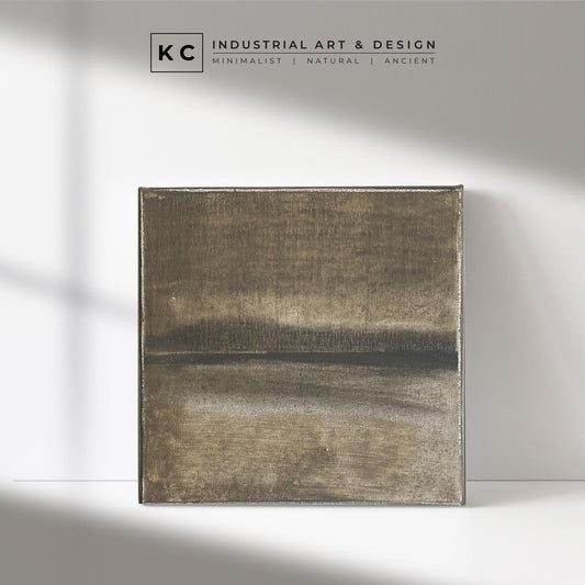 Wabi-Sabi Japandi #2 of 19 | Gentle Grayscale Brushwork | Square Hand-Painted Canvas | Minimalist Wall Art